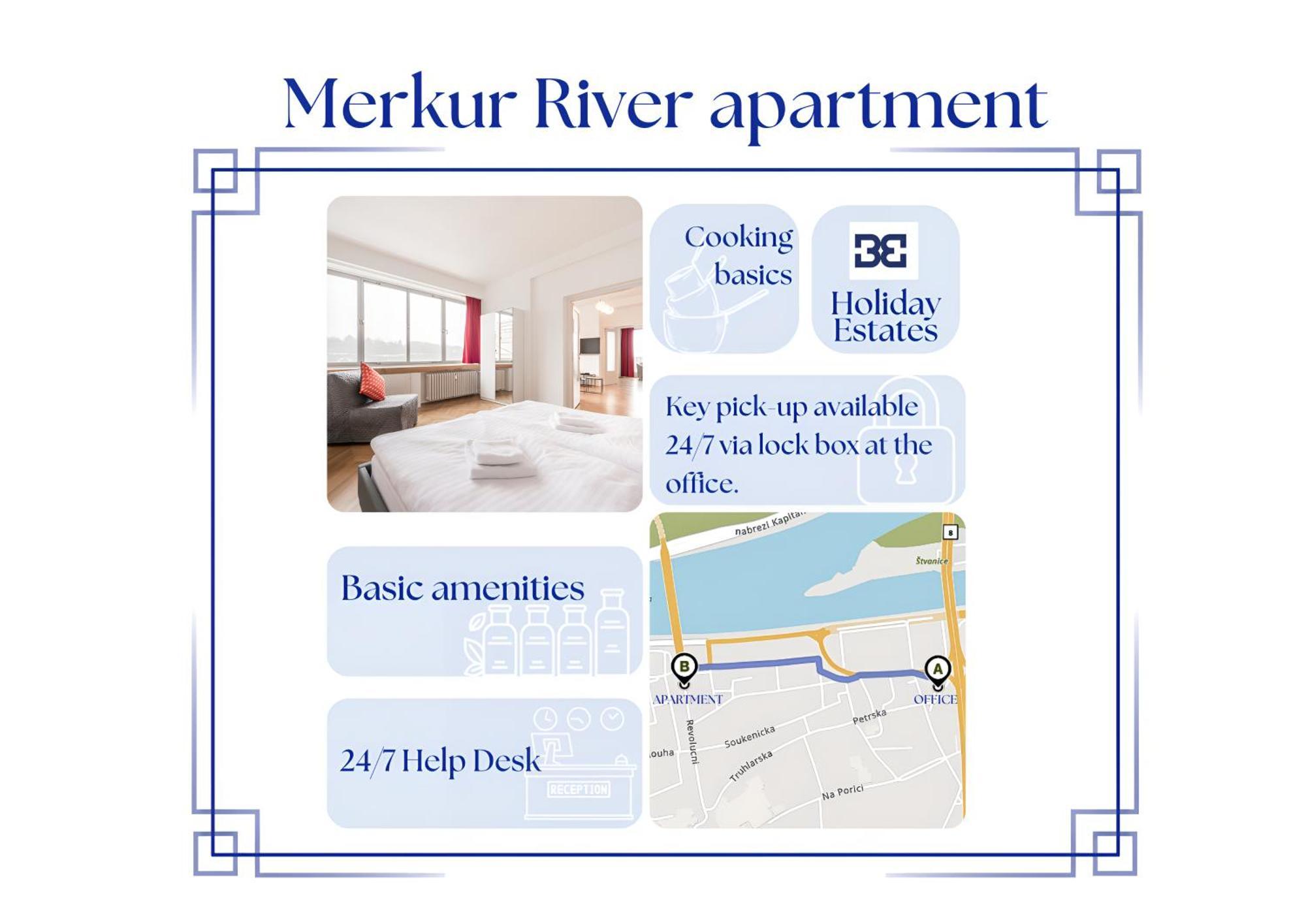 Merkur Apartments براغ الغرفة الصورة